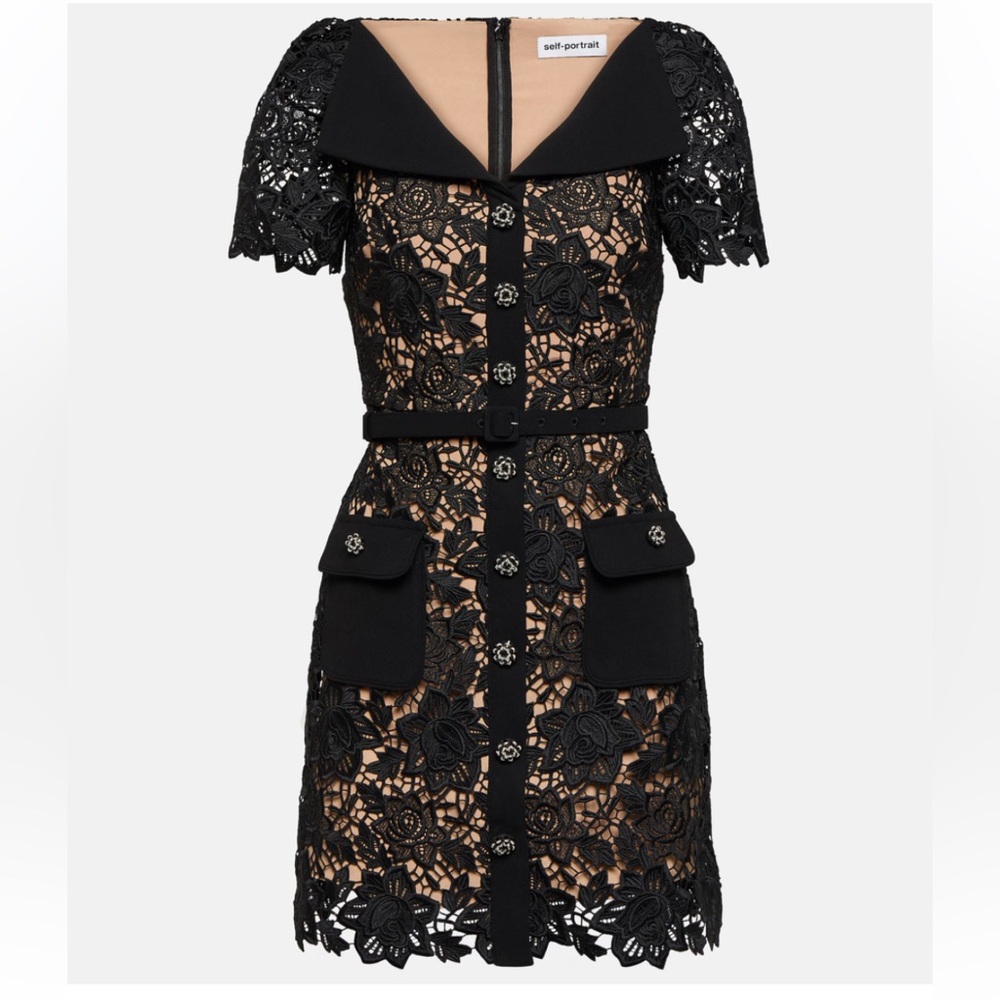 Self-Portrait
Lace Mini Dress